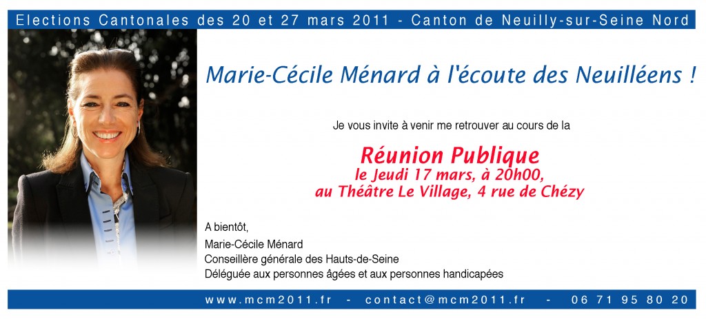 Ce soir, grande réunion publique au Théâtre le Village